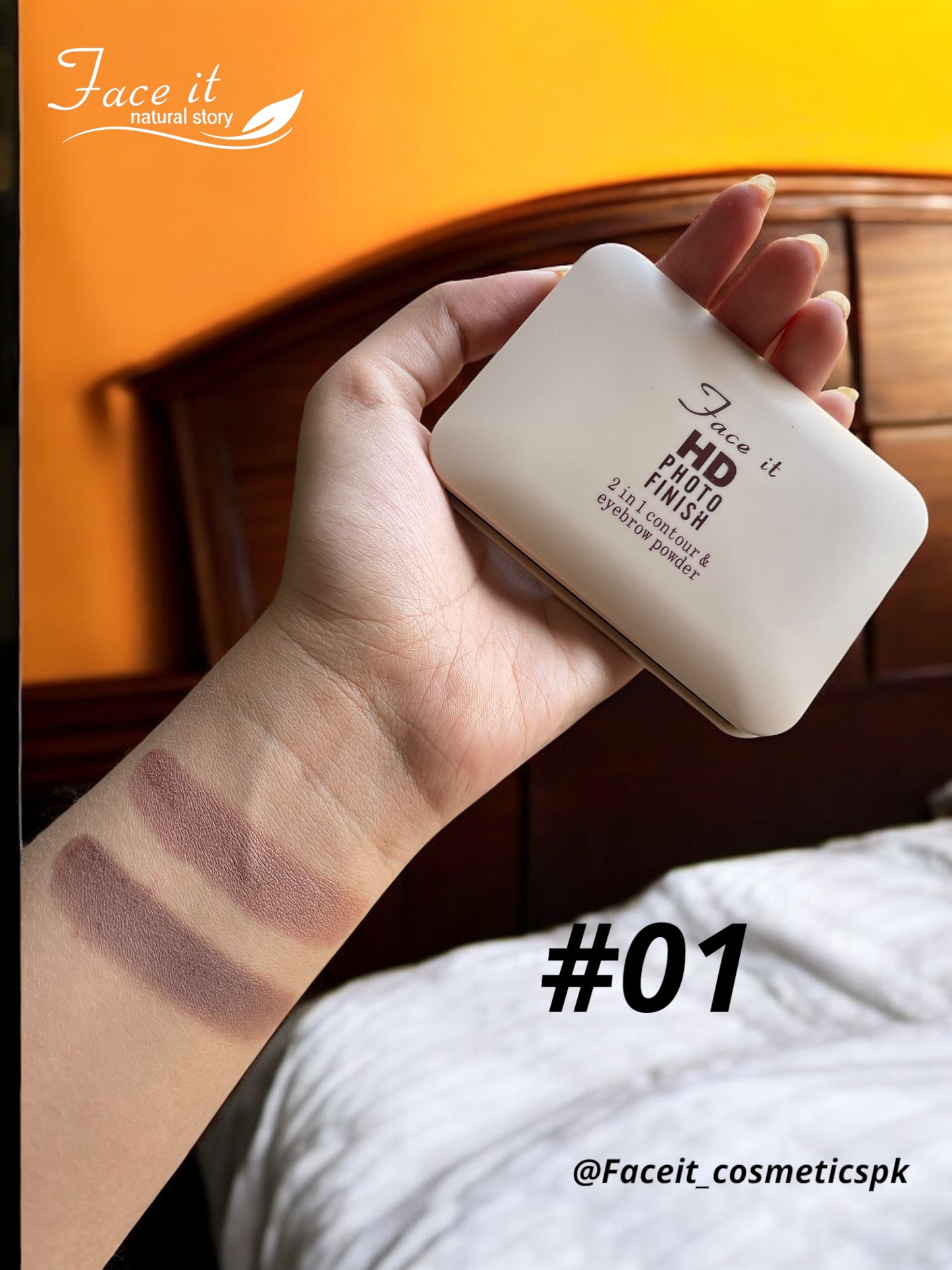 Faceit HD Photo Finish 2in1 Contour + Eyebrow Powder