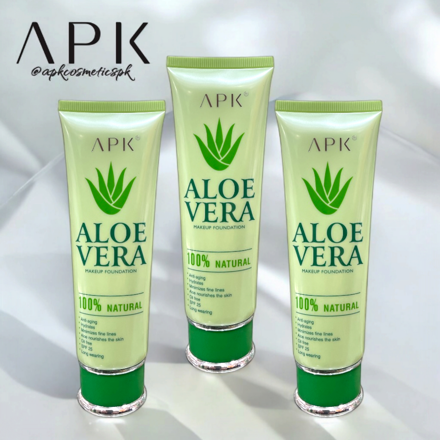 APK Aloevera Foundation With Spf25| 100% Natural