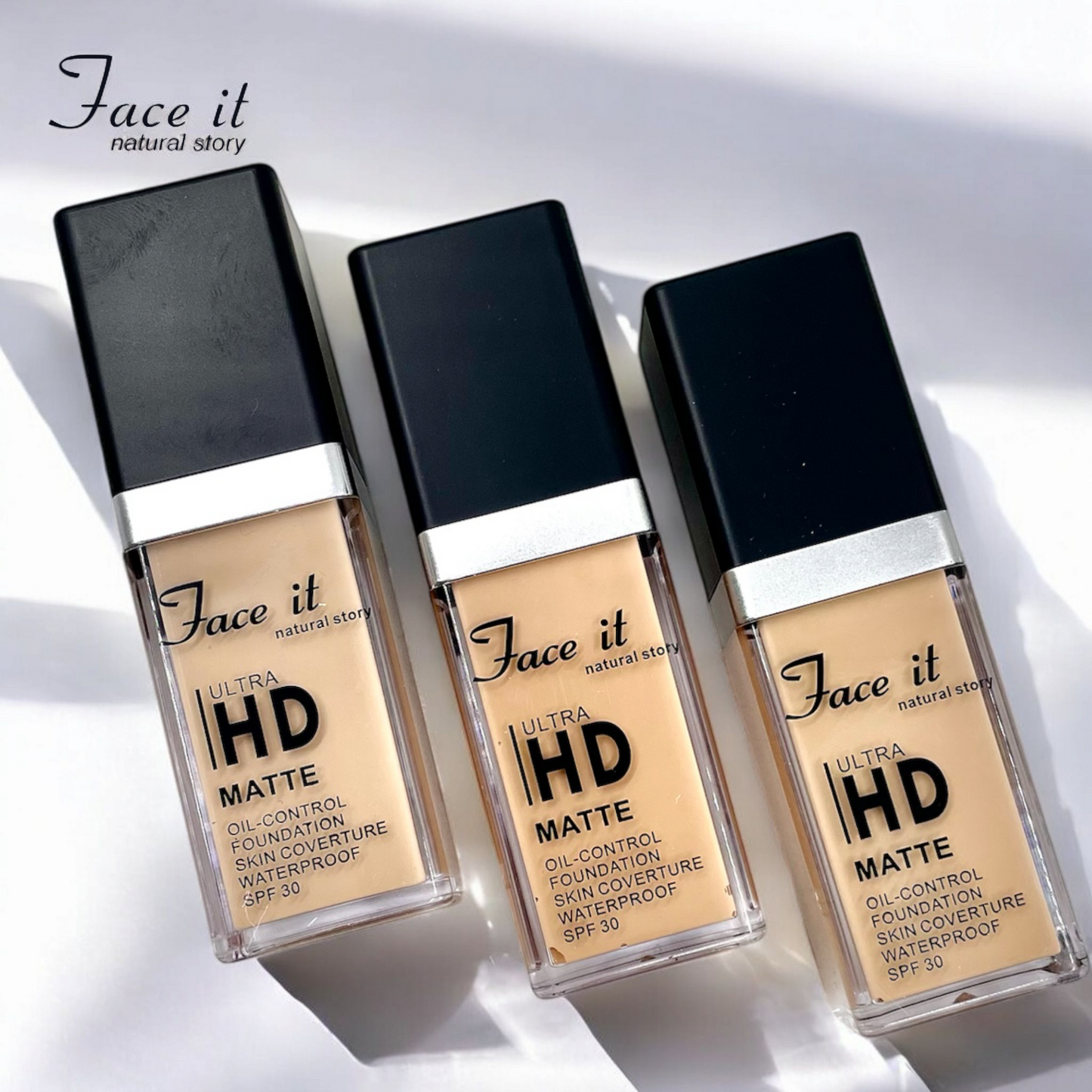 Faceit Ultra HD Matte Foundation | Oil Control | Skin Converture | Waterproof | Spf 30