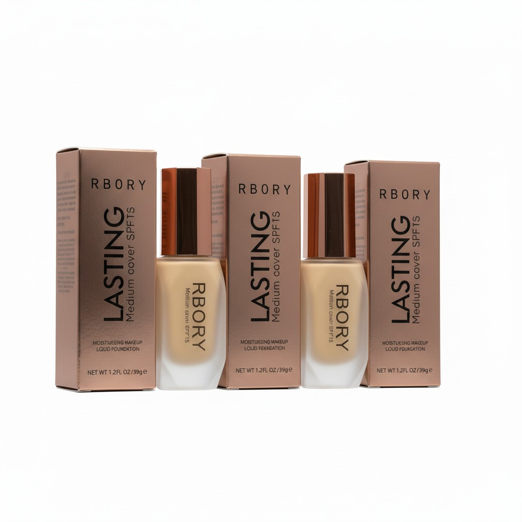 Rbory Moisturizing Longlasting Foundation with SPF 15
