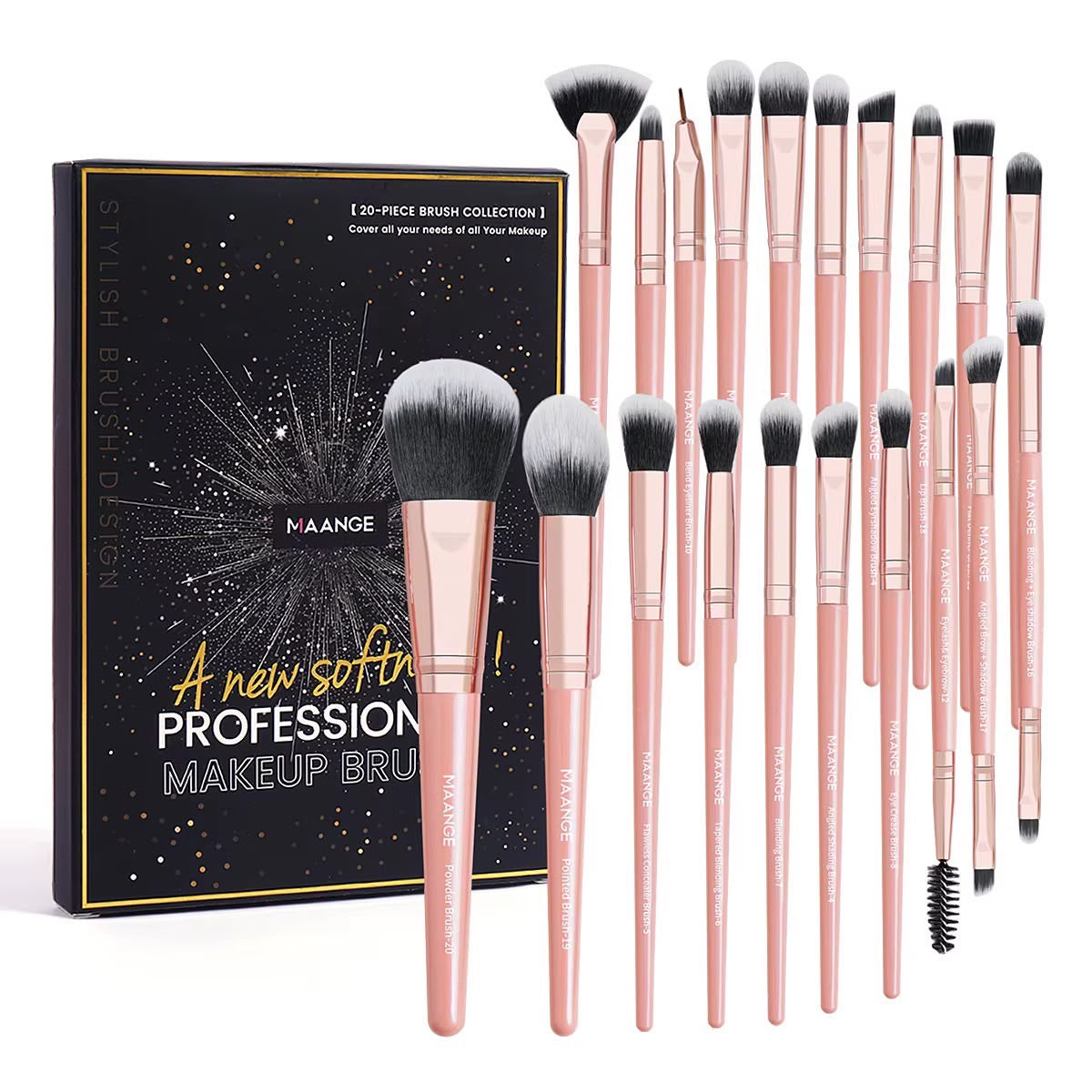 Maange 20 Pcs Brushes Set