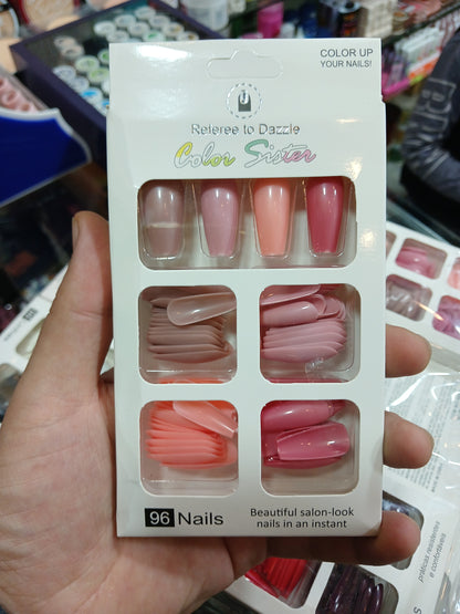 96 Pieces Nails Set