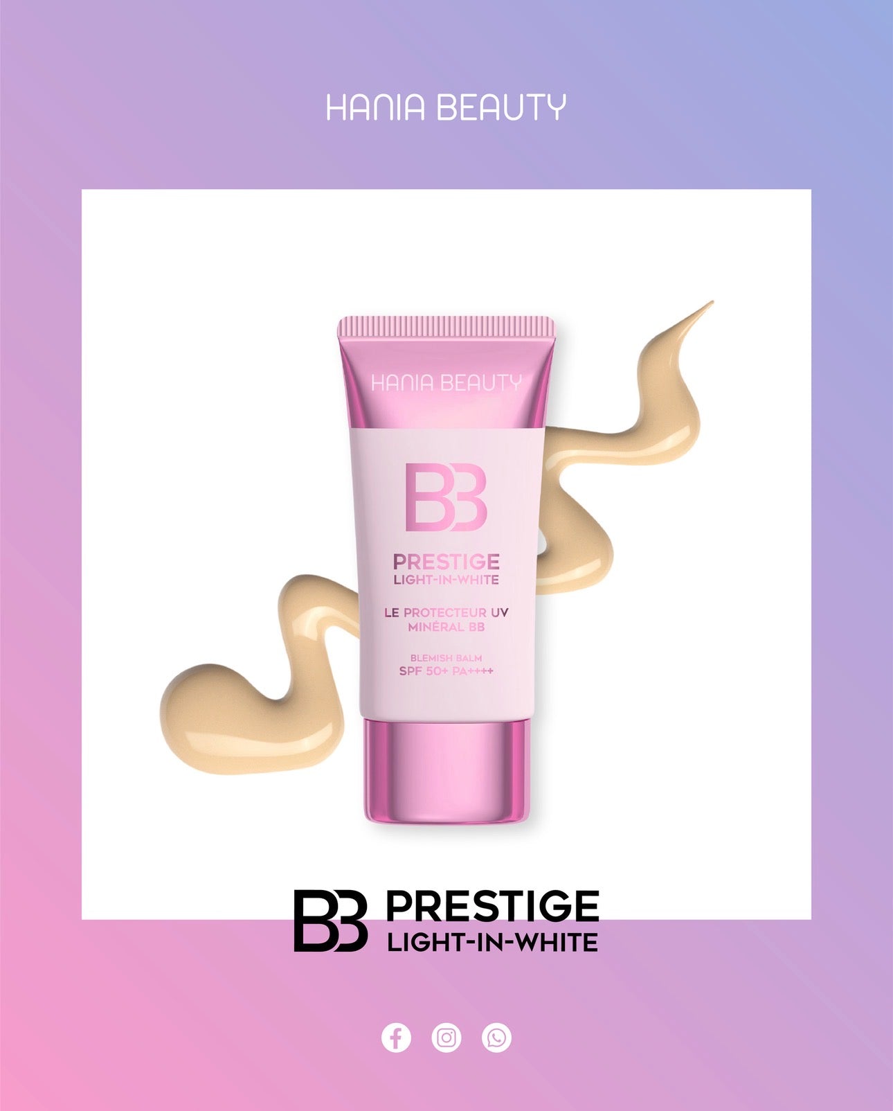 Hania Beauty Prestige BB Cream | Longlasting | Waterproof