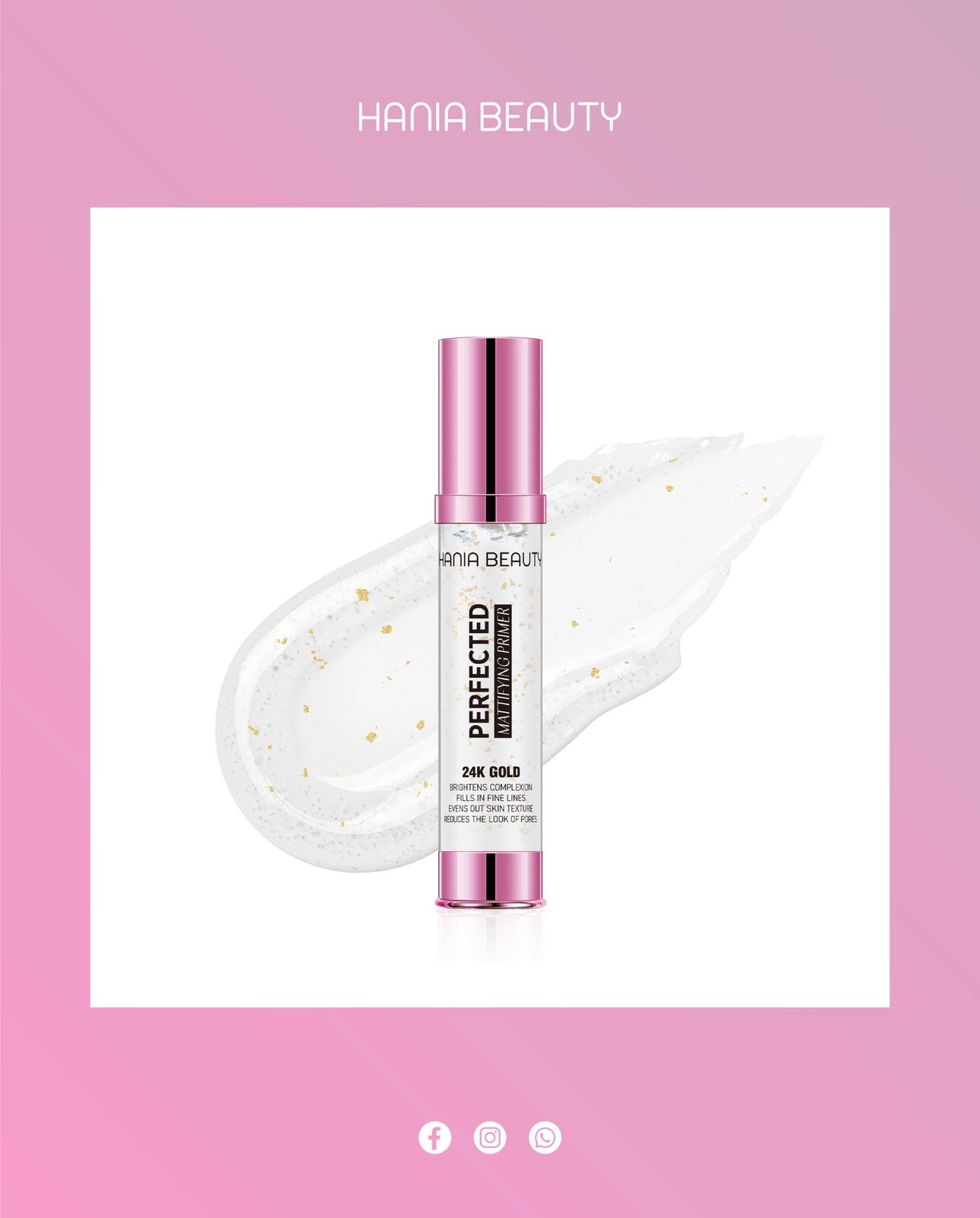 Hania Beauty 24k Perfected Mattifying Primer | 18g