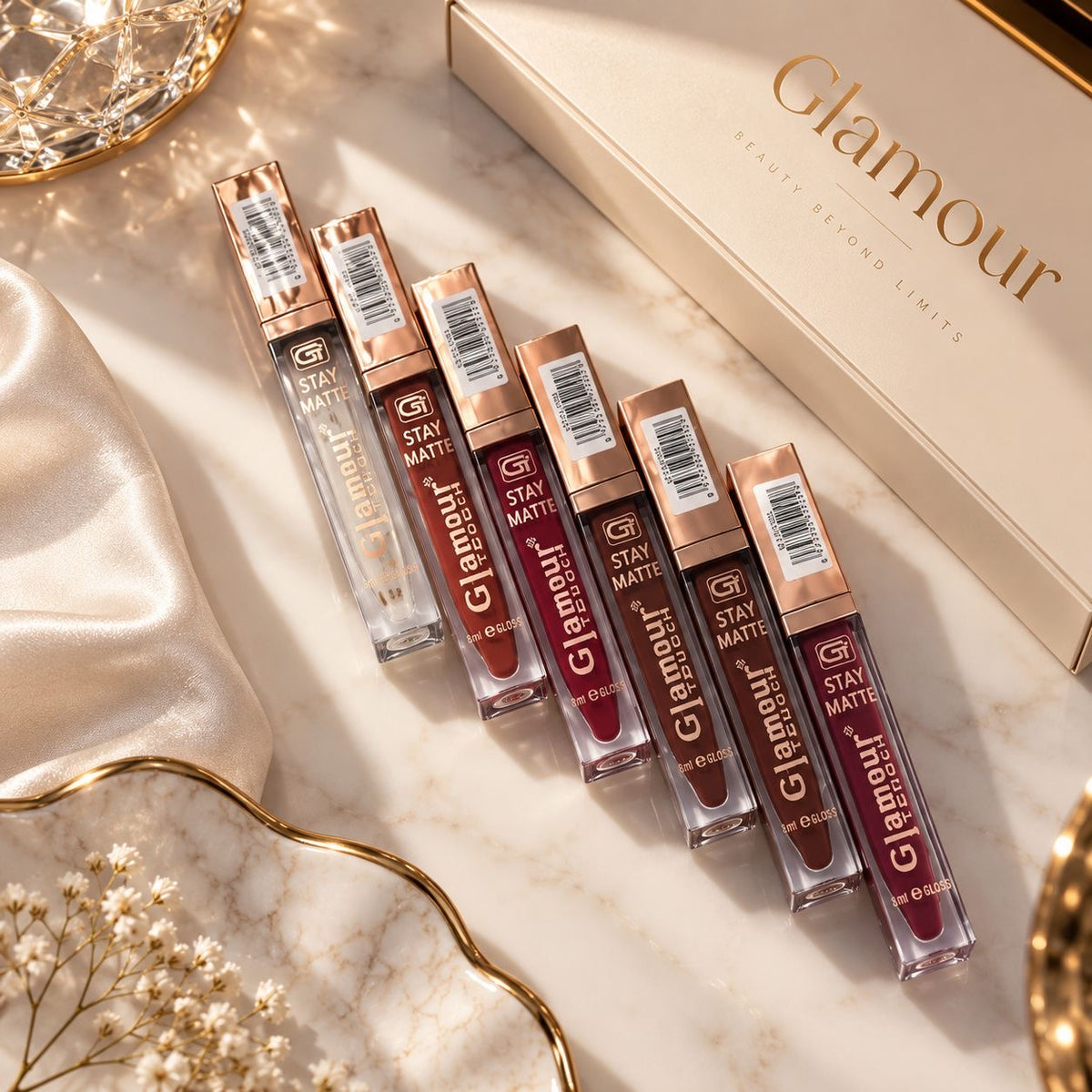Glamourtouch Matte Lipgloss | Longlasting | Waterproof