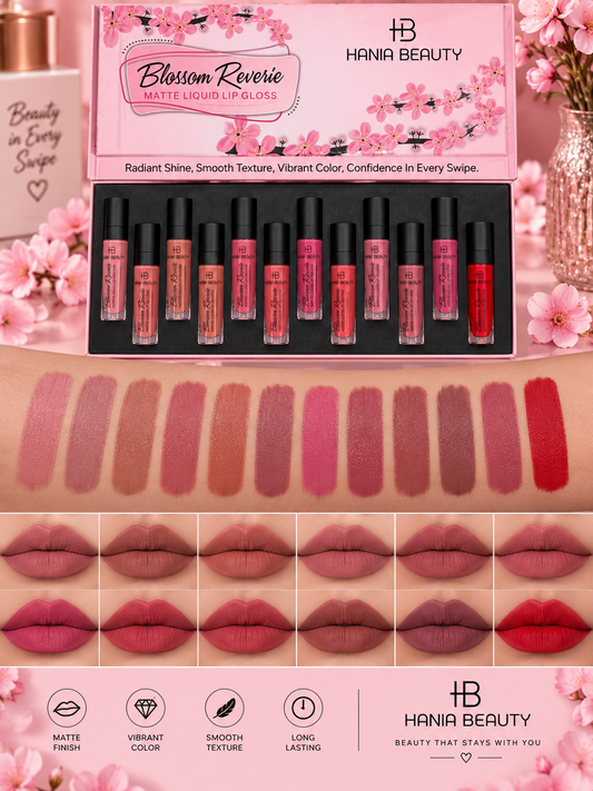 Hania Beauty Blossom Matte Lipgloss Set