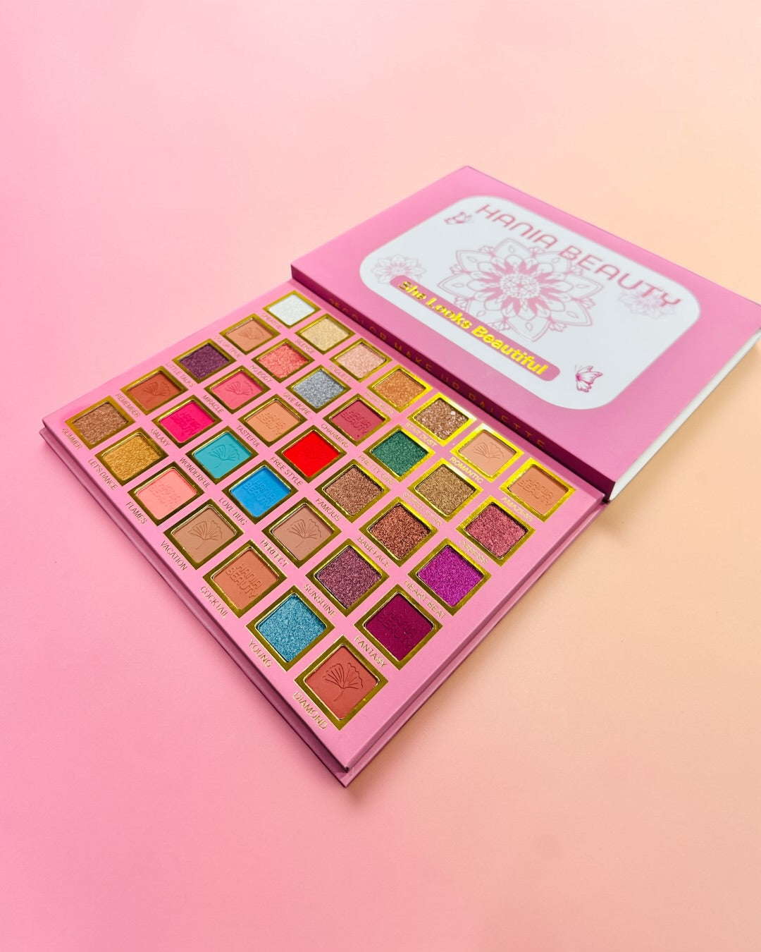 Hania Beauty 35 Color High Pigmented Eyeshadow Palette