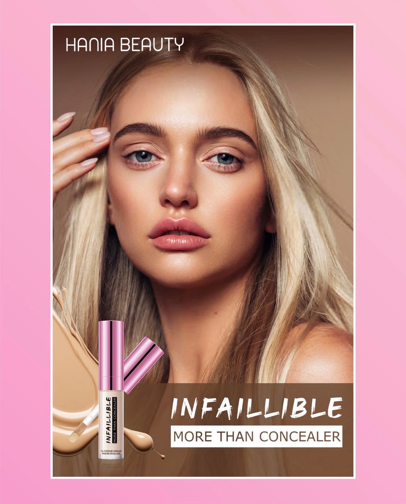 Hania Beauty Infallible High Coverage Liquid Concealer