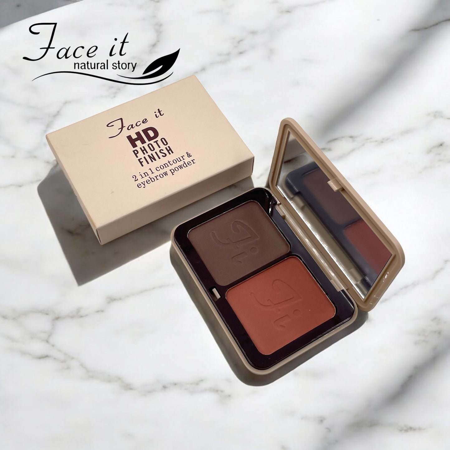 Faceit HD Photo Finish 2in1 Contour + Eyebrow Powder