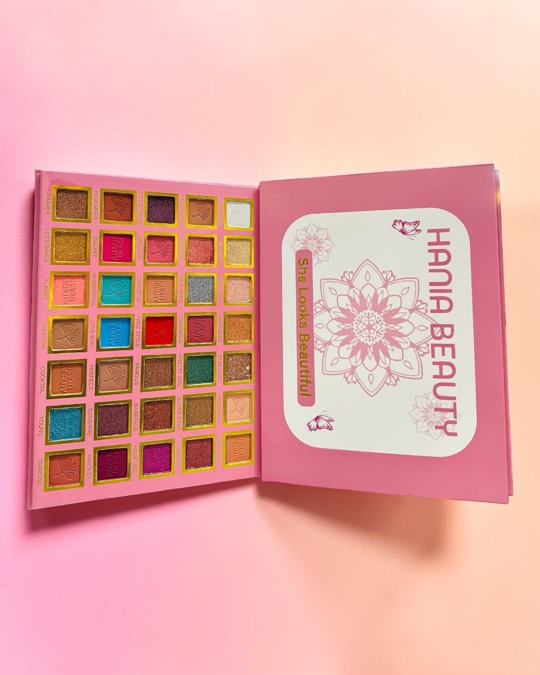 Hania Beauty 35 Color High Pigmented Eyeshadow Palette