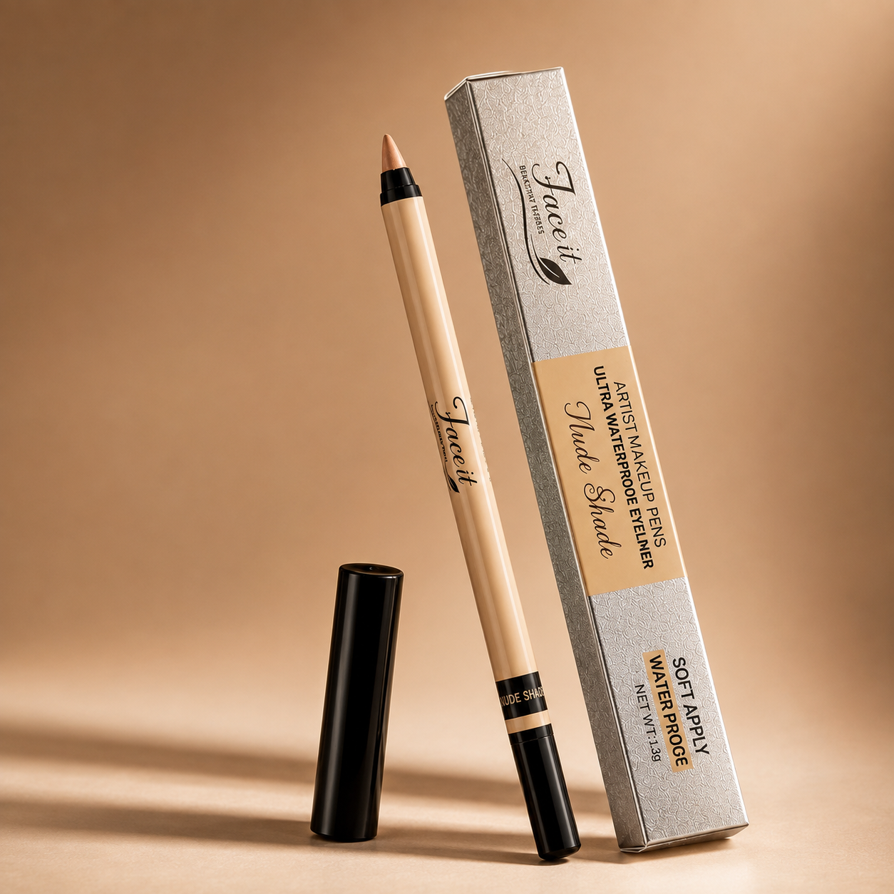 Faceit Nude Gel Eye Pencil | Waterproof | Smudge-Proof | Longlasting