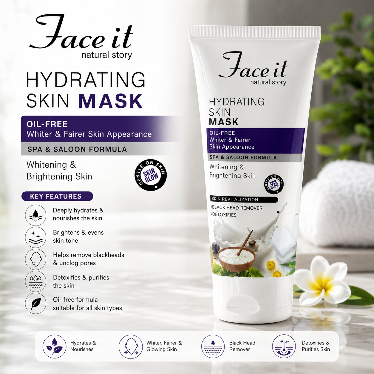 Faceit Hydrating Organic Facial