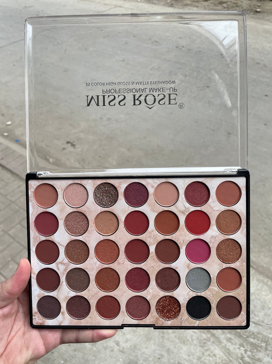 Miss Rose 35 Color High Gloss Eyeshadow Palette N5