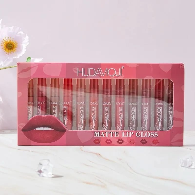 HUDAMOJI MATTE LIPGLOSS SET