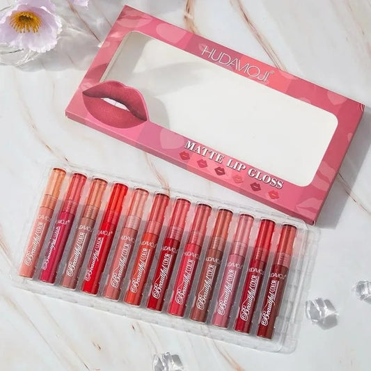 HUDAMOJI MATTE LIPGLOSS SET