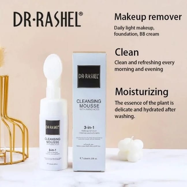 DR-RASHEL 3IN1 AMINO ACID CLEANSING MOUSSE