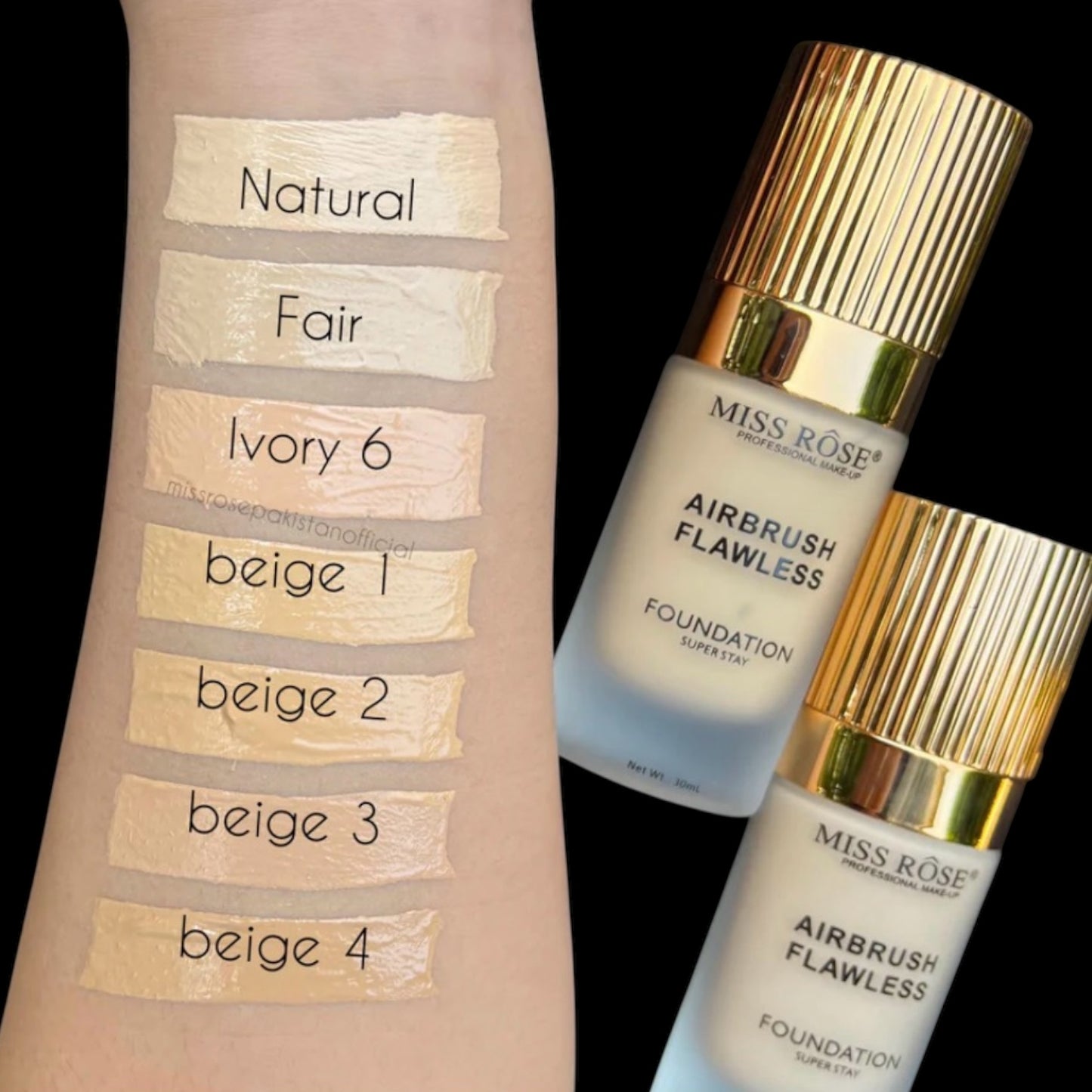 Miss Rose AirBrush Flawless Foundation