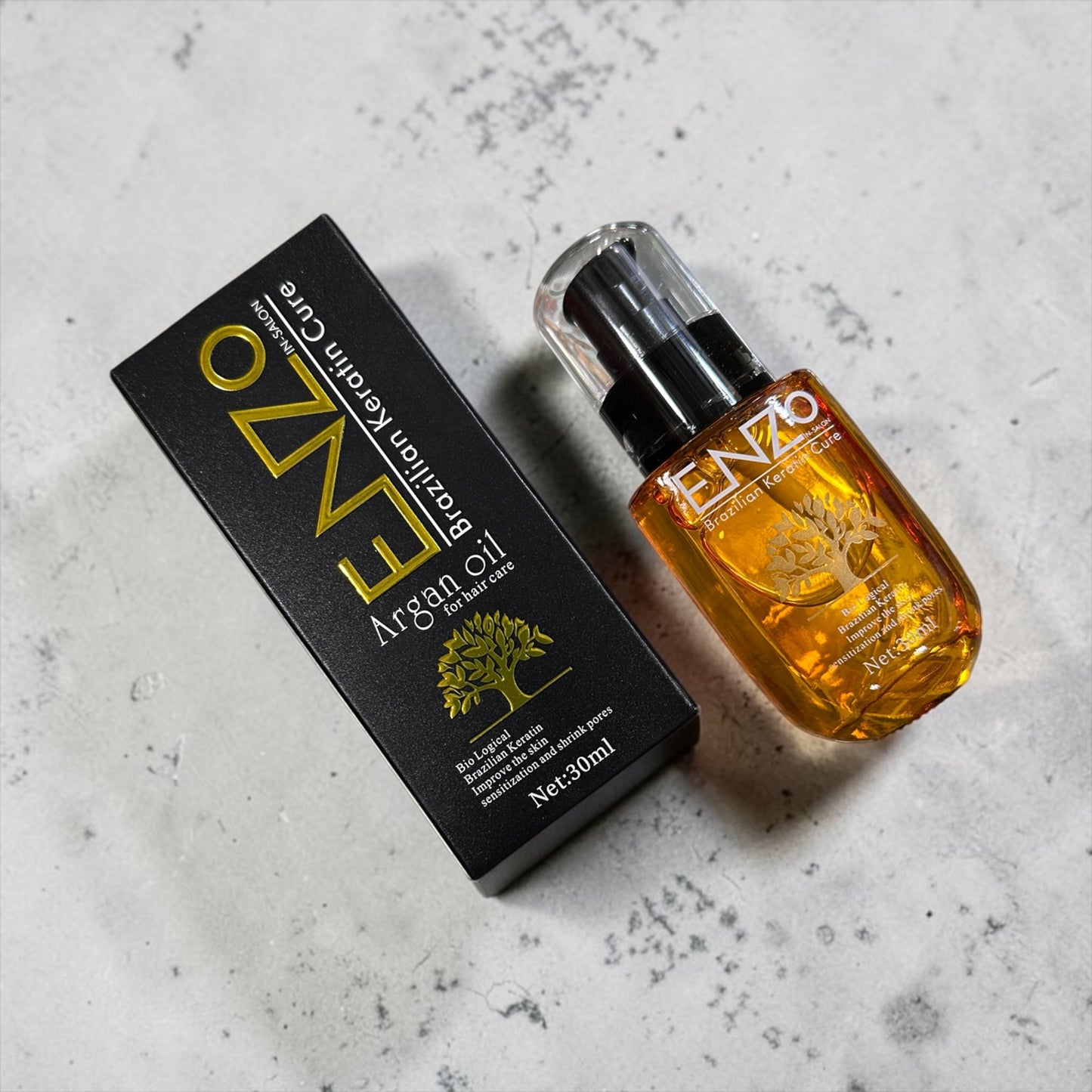 Enzo Brazilian Keratin Cure Hair Argan Oil