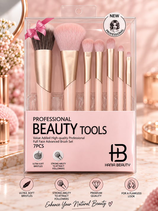 Hania Beauty 7 Pcs Brush Set | HB-44