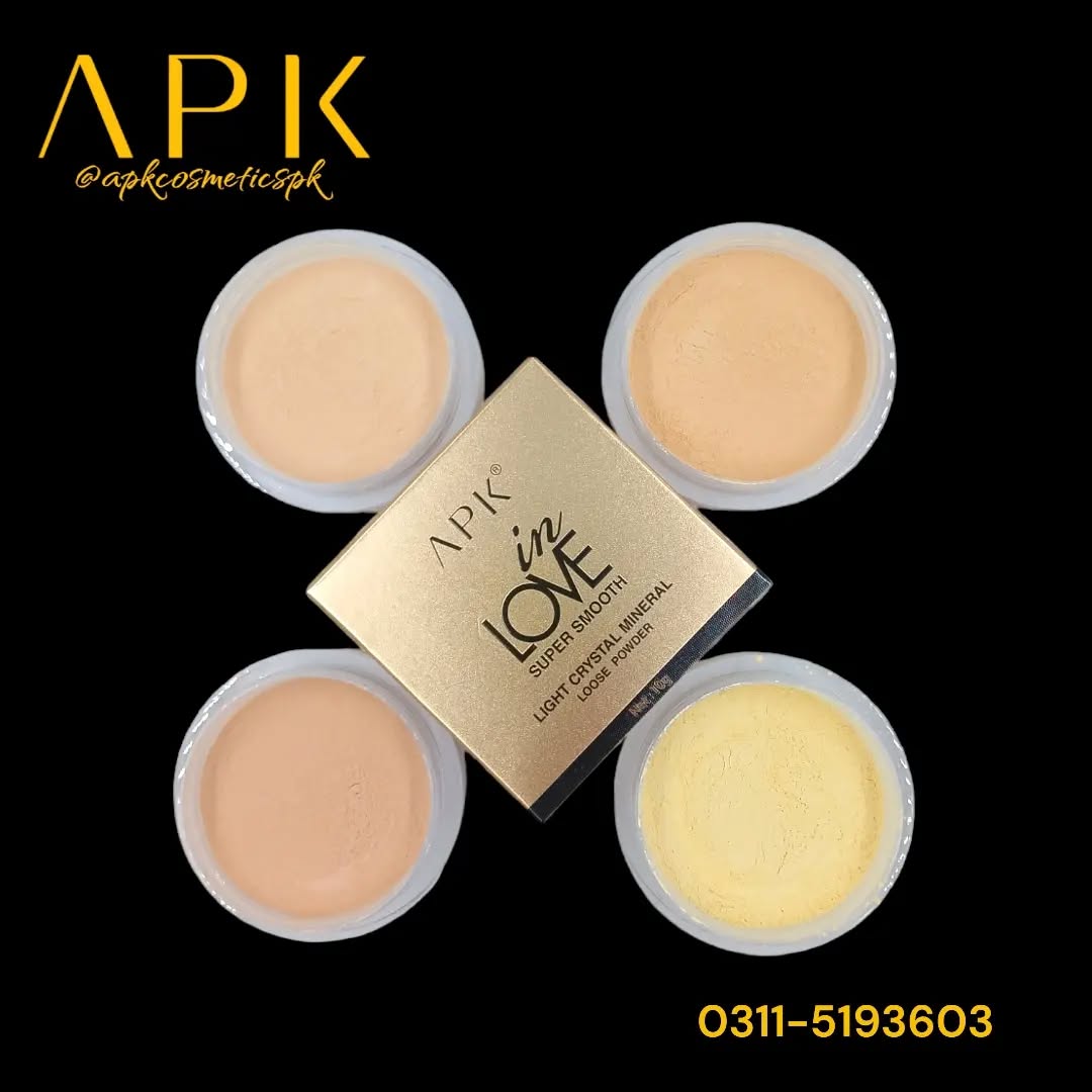 APK InLove SuperSmooth Light Crystal Mineral Loose Powder