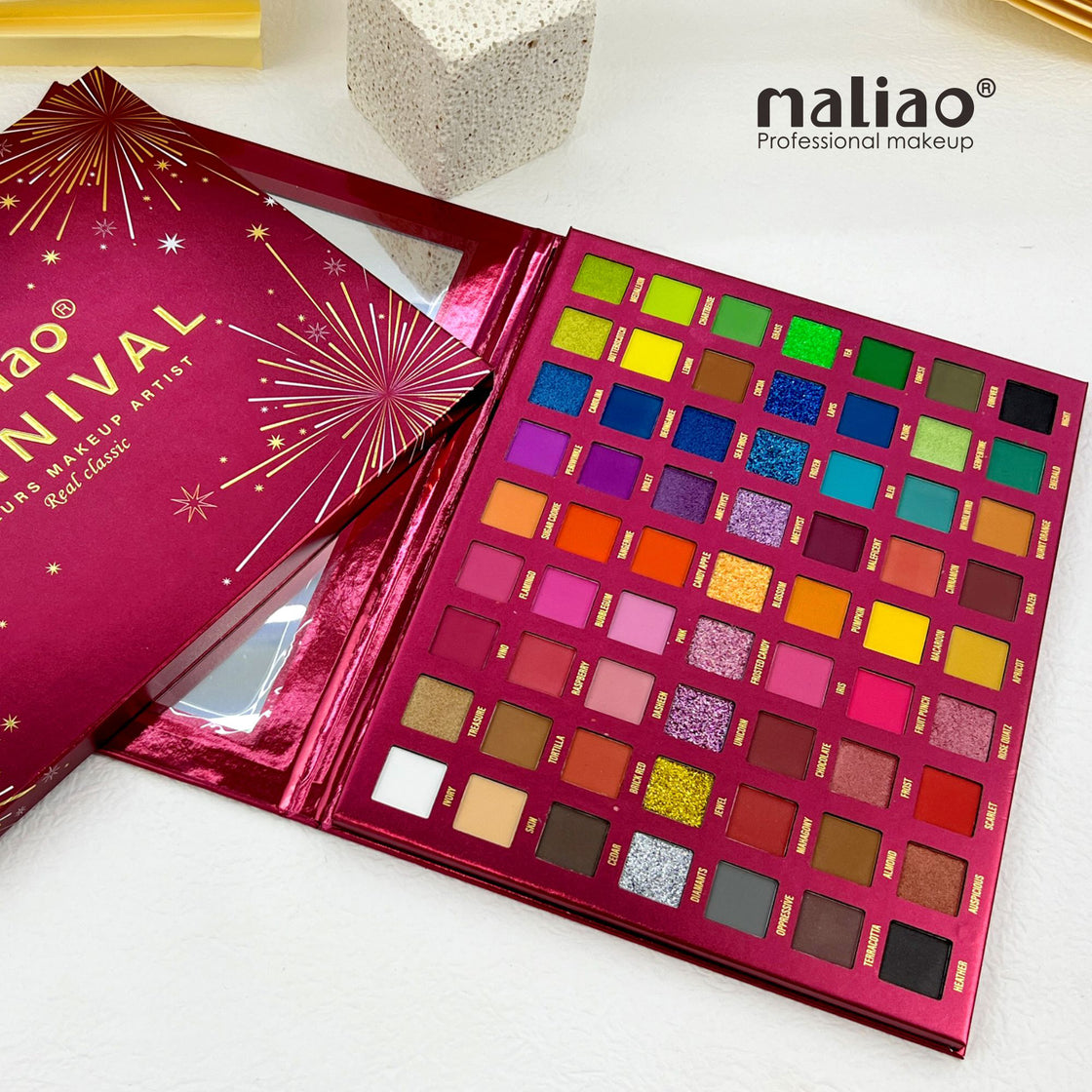 Maliao Carnival Couleurs Makeup Artist Palette - 63 Colors for Endless Creativity