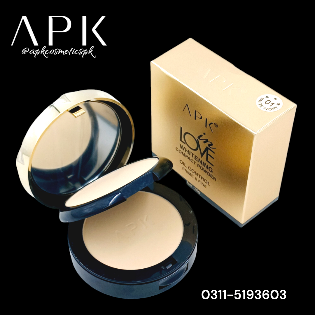 APK 2in1 InLove Whitening Prime & Fine Oil Control Compact Powder