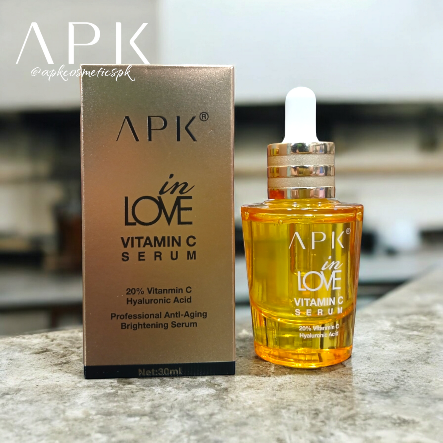 APK Vitamin-C + Hyaluronic Acid Serum