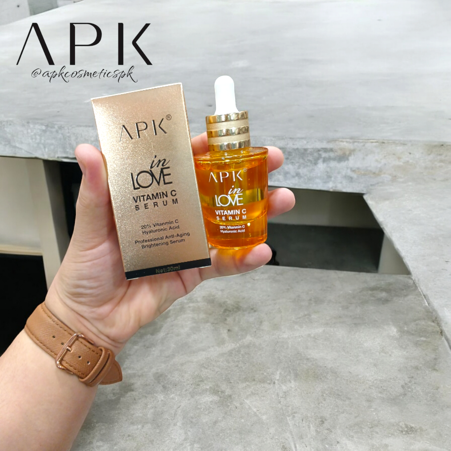 APK Vitamin-C + Hyaluronic Acid Serum