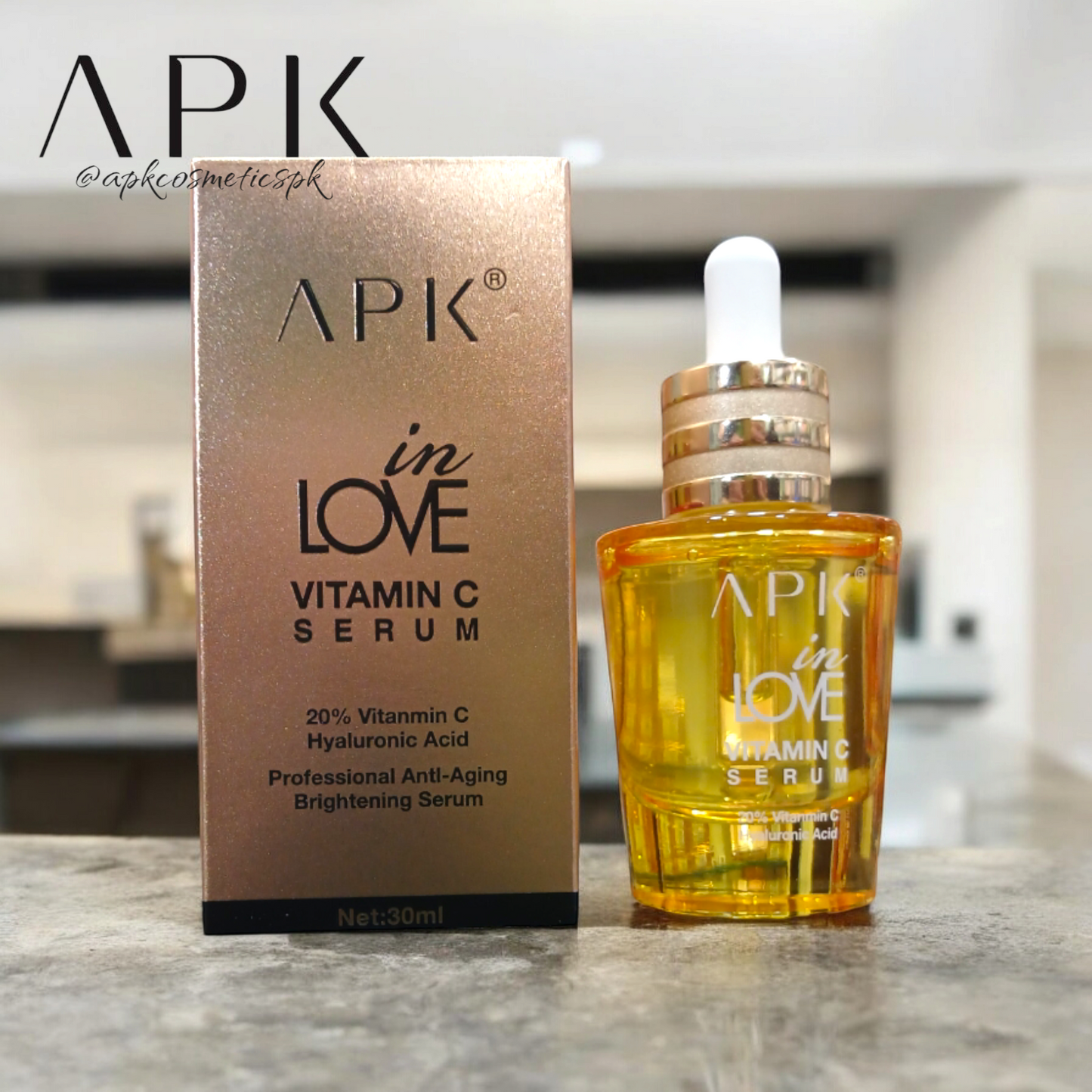 APK Vitamin-C + Hyaluronic Acid Serum