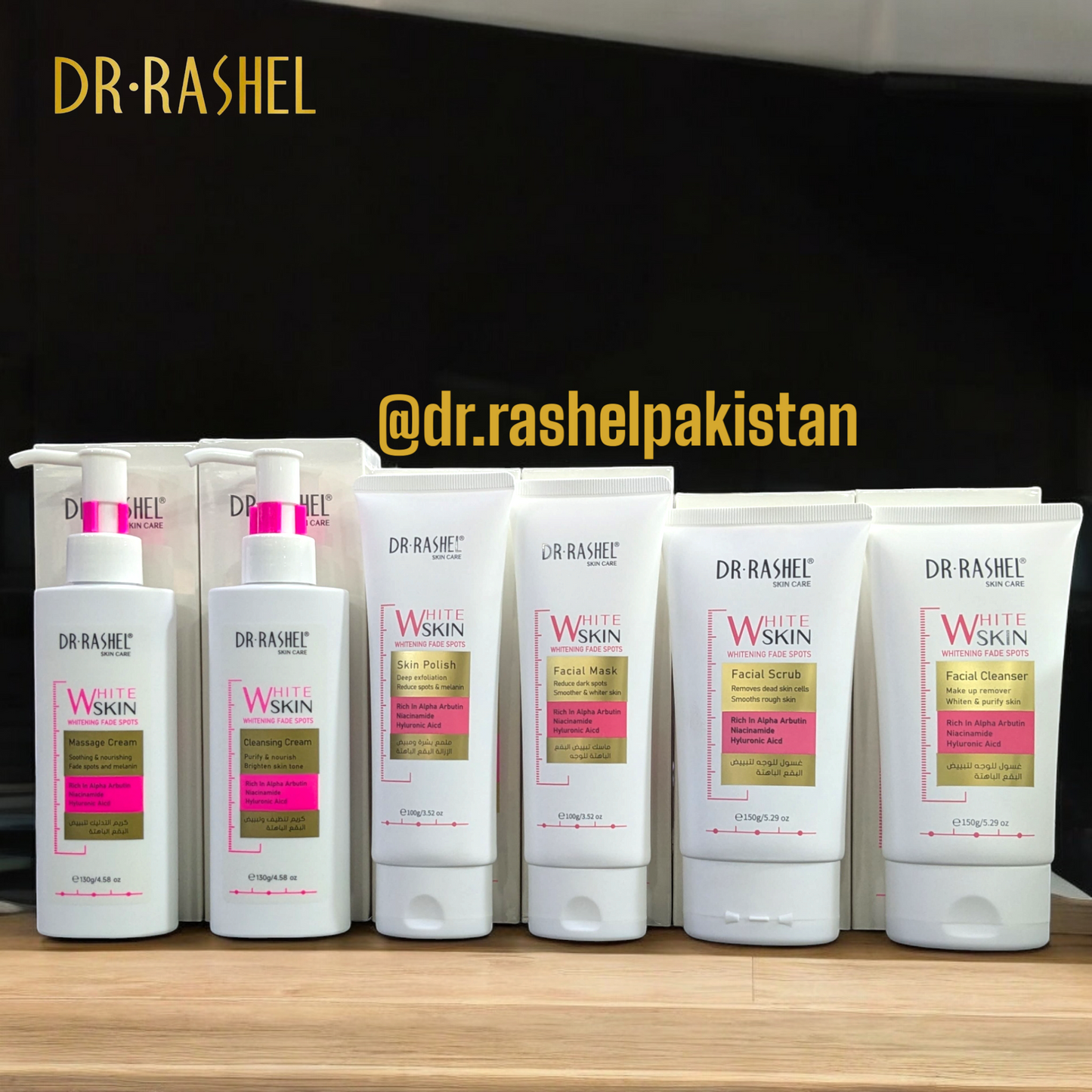 Dr Rashel Whitening Fade Facial Set 100g