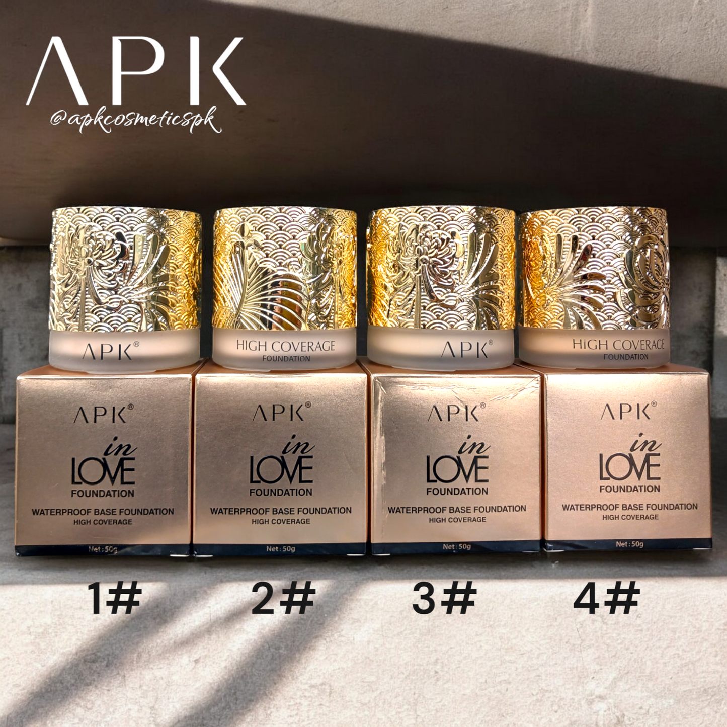 APK InLove High Coverage Waterproof Base Foundation