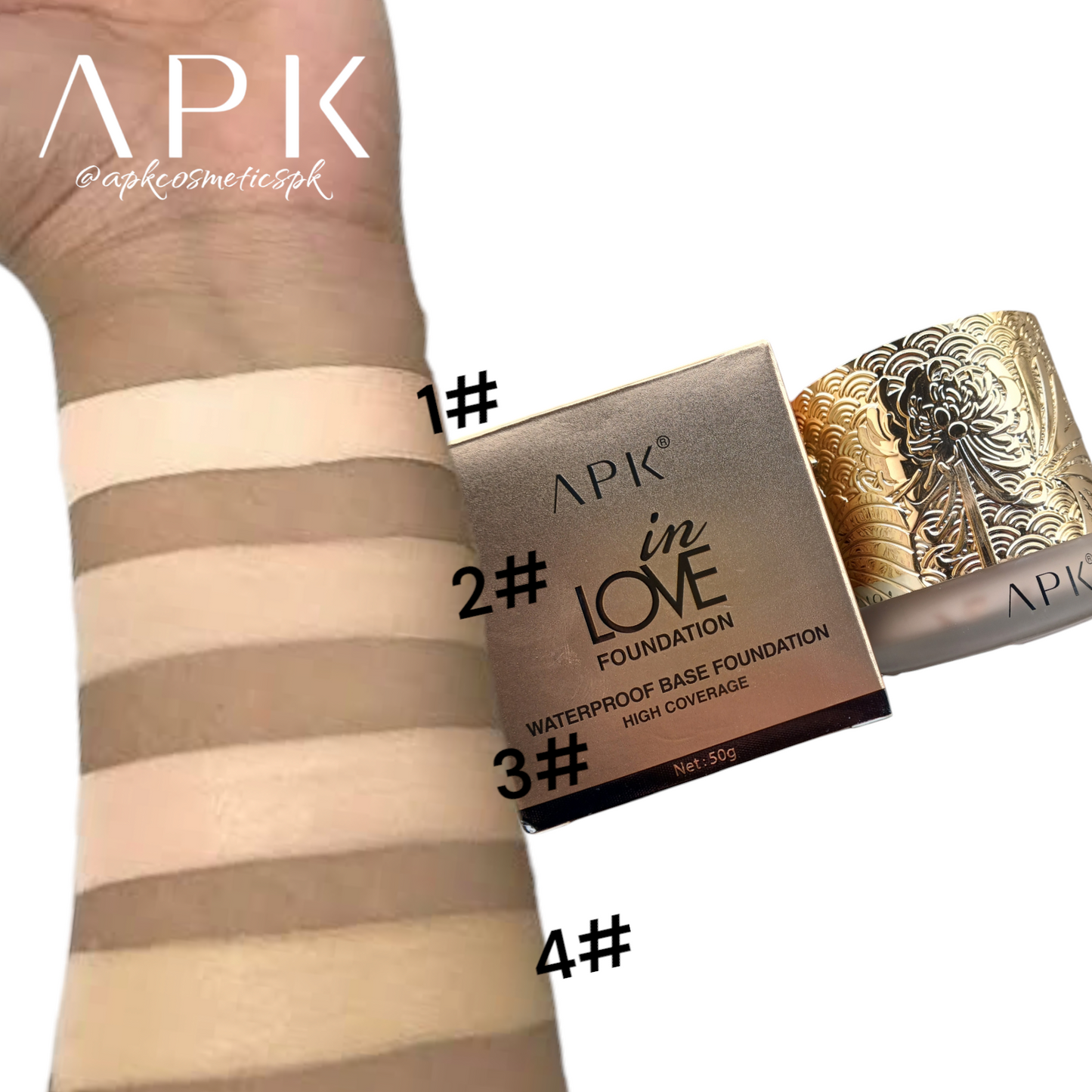 APK InLove High Coverage Waterproof Base Foundation