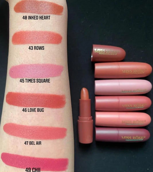 Miss Rose Bullet Matte Lipstick