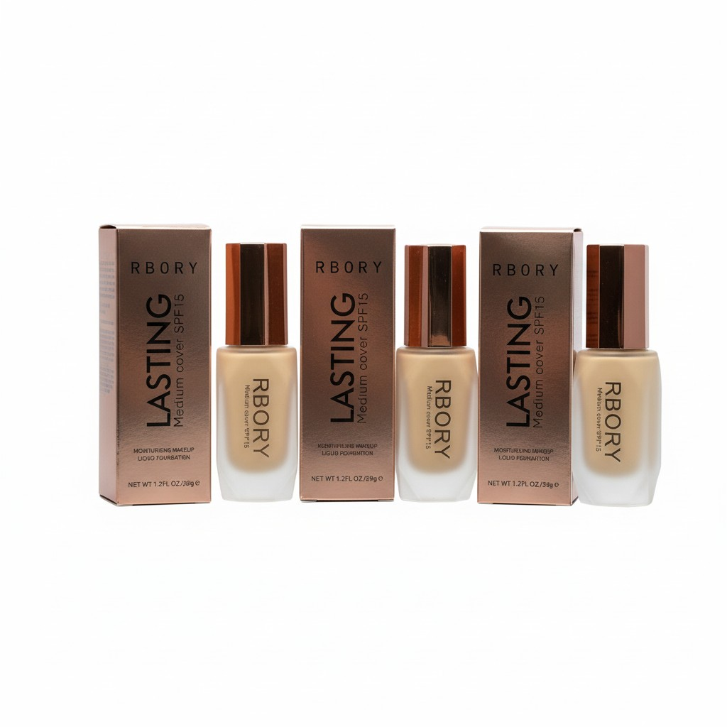 Rbory Moisturizing Longlasting Foundation with SPF 15