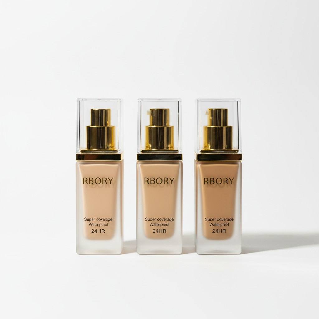 Rbory Super Coverage 24H Water Run Moisturizing Liquid Foundation 30ML