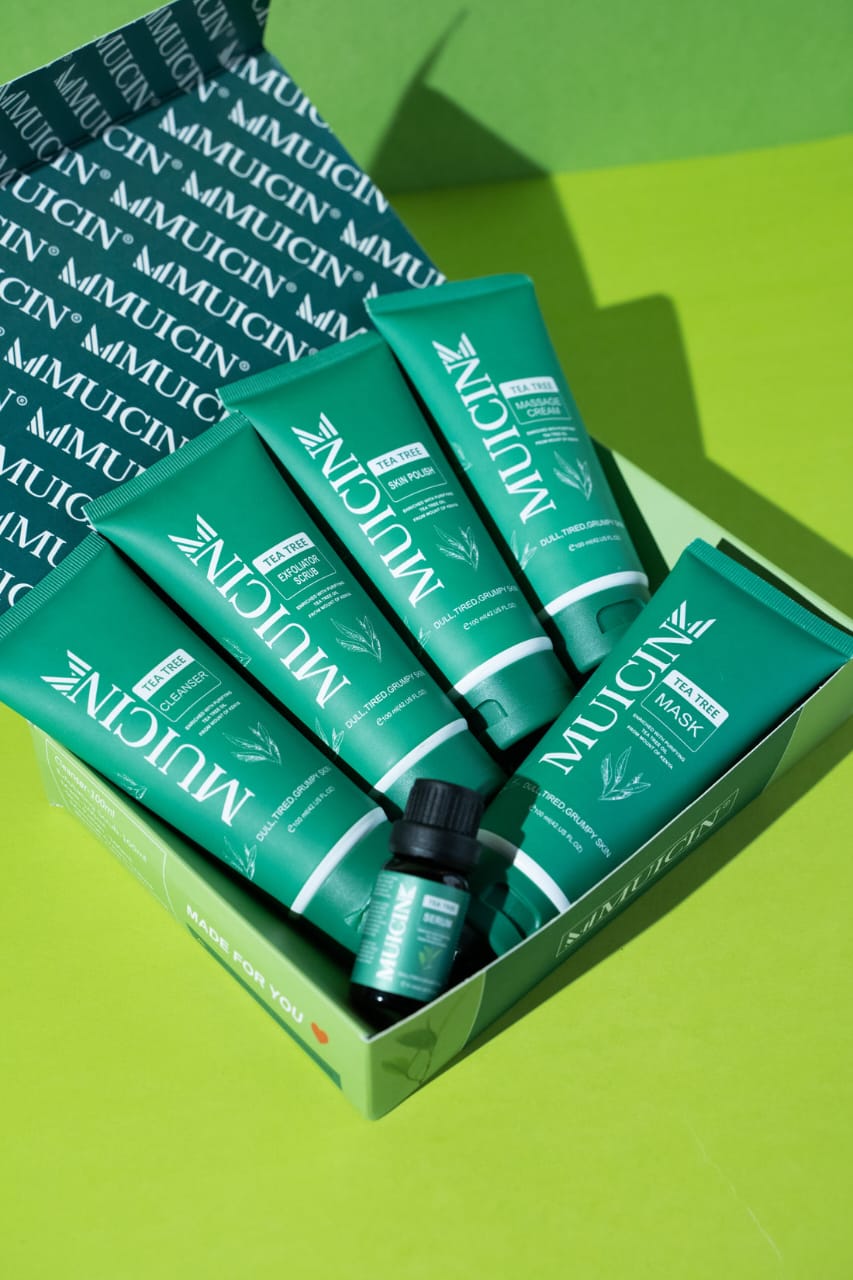 Muicin Tea Tree Clear & Clean Facial Kit