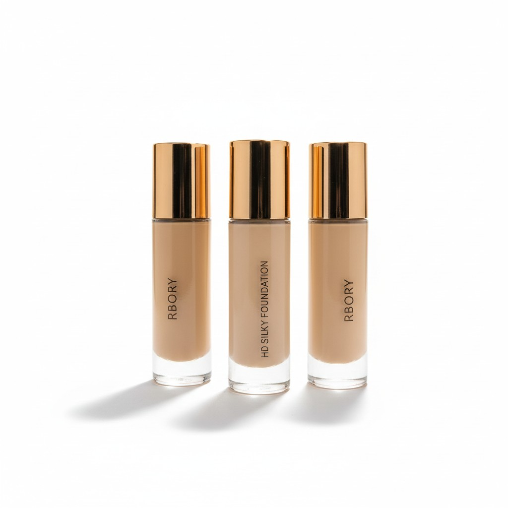 Rbory White Pearl Oil Control Hold Makeup Liquid Foundation