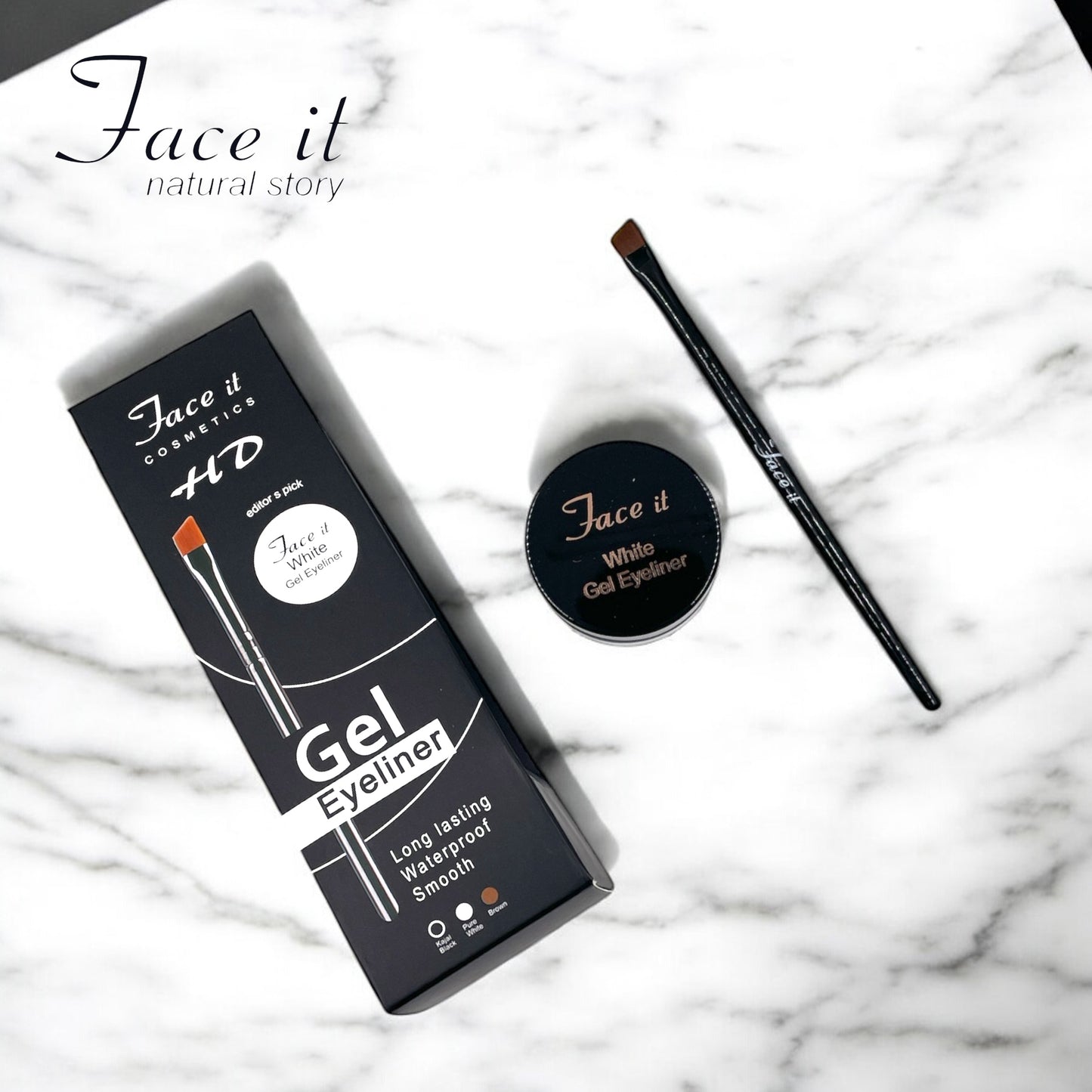Faceit 24h HD Waterproof Longlasting Gel Eyeliner