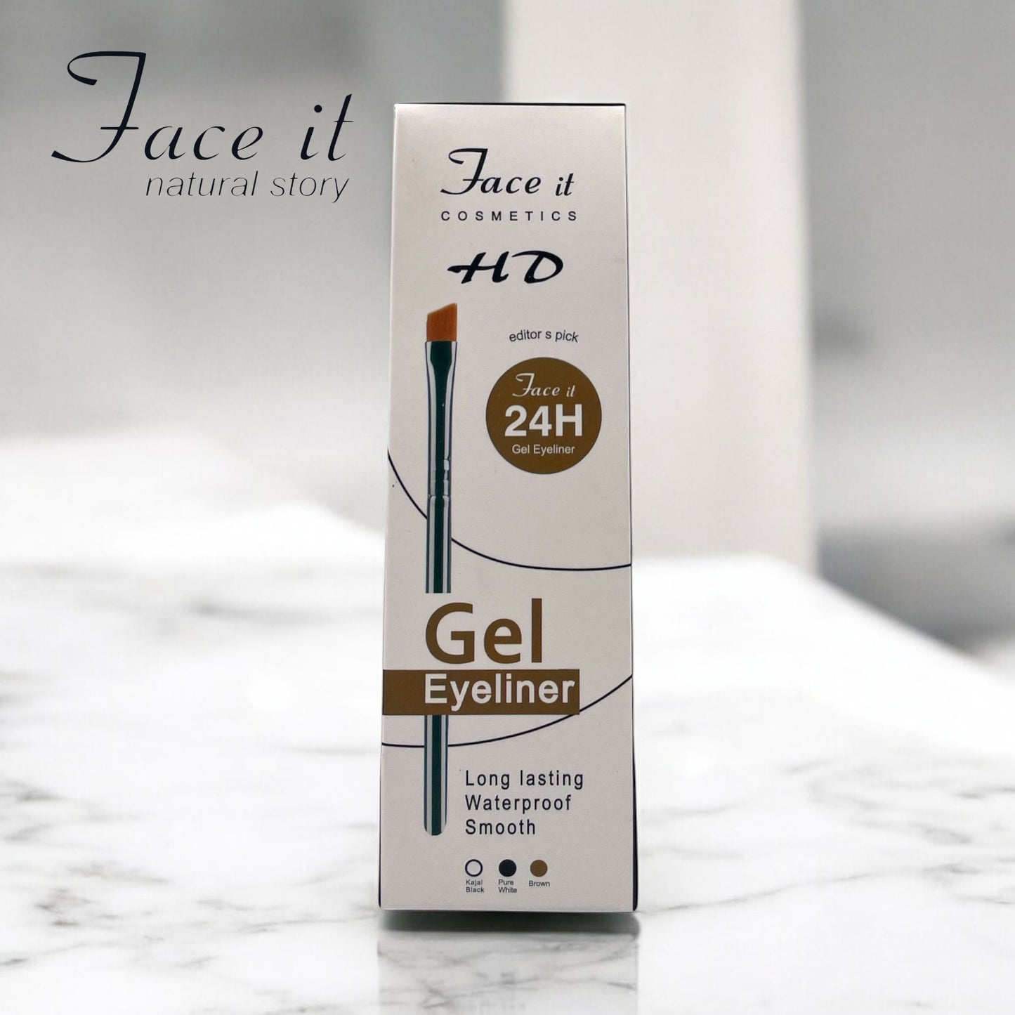 Faceit 24h HD Waterproof Longlasting Gel Eyeliner